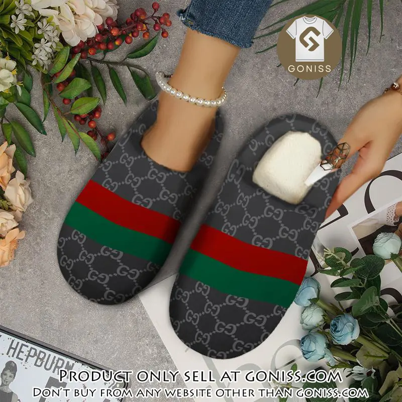 Gucci fleece slippers luxury inhouse slippers ihs1006 gn0834182